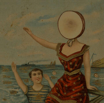 in the aeroplane over the sea